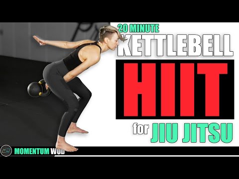 20 Minute HIIT Workout for BJJ | Full Body Strength and Mobility for Jiu Jitsu (1 Kettlebell)
