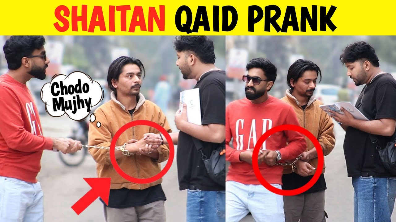 Shaitan Qaid Prank😂 || by Sharik Shah & Iqbal Malik on @sharikshah