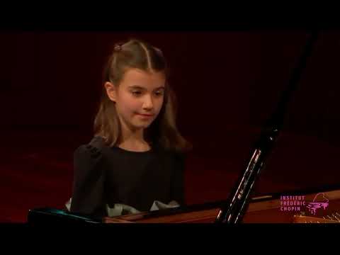 ADRIANA VASILSKI  JEUNE CHOPIN COMPETITION  3rd Edition LUGANO 2023
