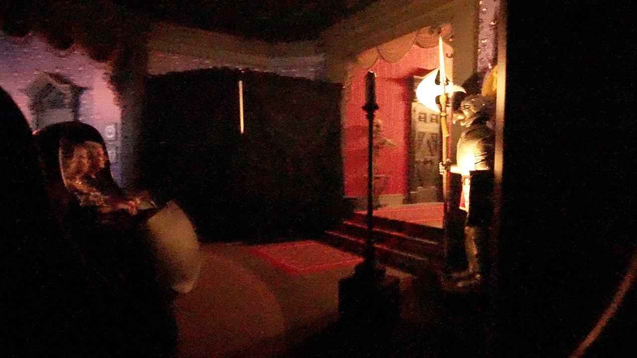 Haunted Mansion Hatbox Ghost installation area