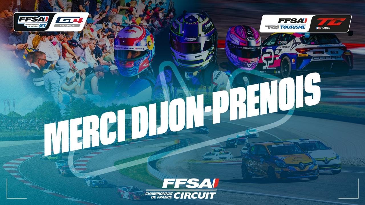 Postcard - Championnat de France FFSA des Circuits - Dijon-Prenois 2025