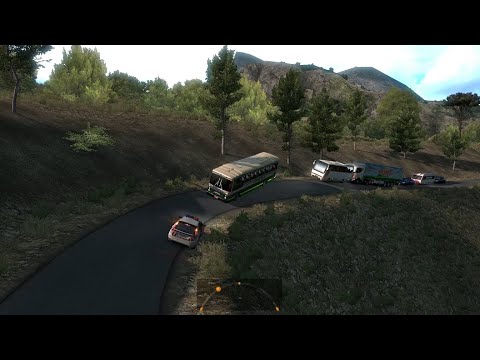 New Scania Bus Driving On Complicated Death Roads | Euro Truck Simulator 2 Version 1.37