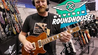 Video thumbnail for Reverend ROUNDHOUSE - Carved top single cut with that Reverend flair? What do you think? by 60 Cycle Hum
