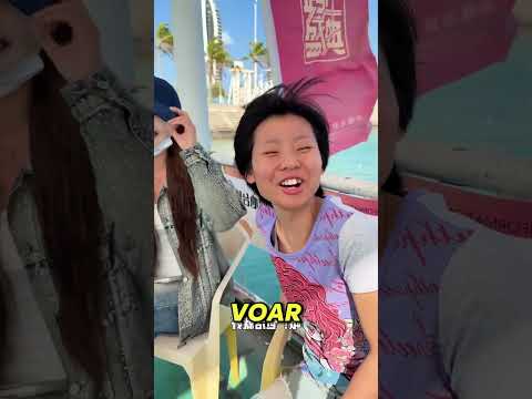 Ela conseguiu andar de flyboard!!