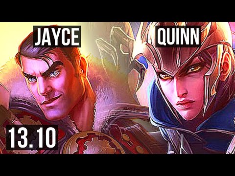 JAYCE vs QUINN (TOP) | 1.7M mastery, 8/3/16, Dominating | KR Master | 13.10