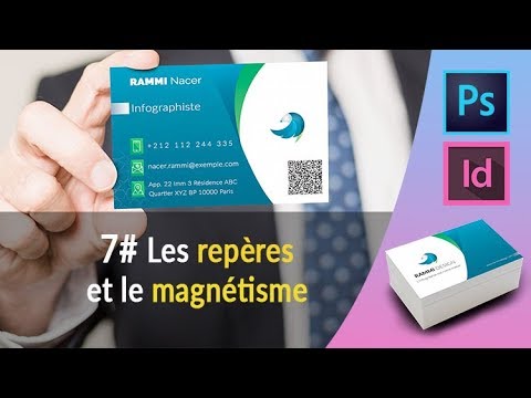 Photoshop et Indesign CC Création des cartes de visite