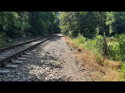 R-E 10035 Cluj Napoca - Oradea (bombardier talent br 643 1009). Prin Defileul Crisului Repede.