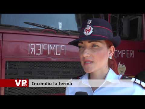 Incendiu la fermă