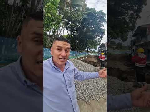 Pavimentación de calles y remodelación del parque en Elias (Huila), Duberney Ramos, ingeniero.
