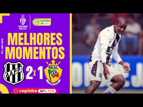 Ponte Preta 2 x 1 Real | Highlights | Copinha 2026 | 3rd Round