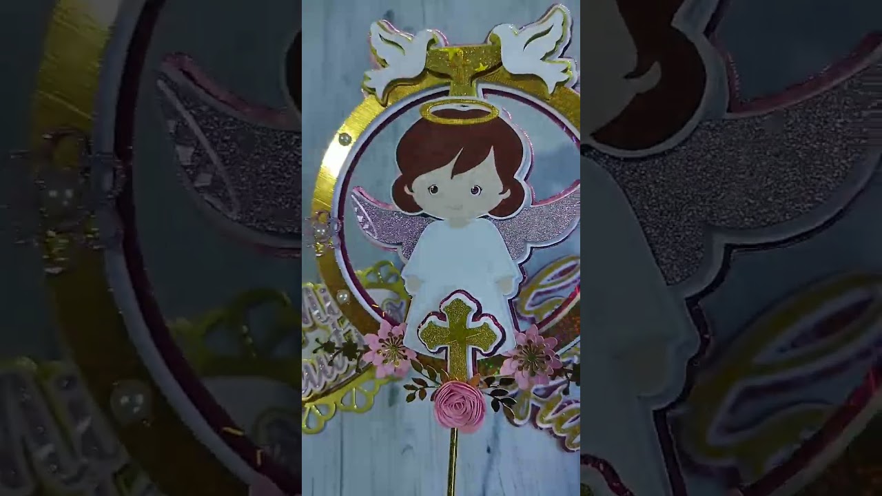 Topper Torta Bautizo Primera Comunión Cumpleaños Happy Birthday Minnie Print Paper Photo Glossy HD