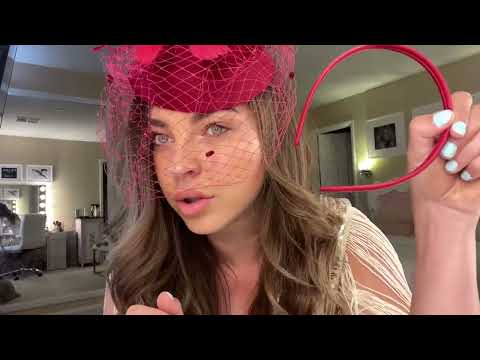 BABEYOND Veil Fascinator Hat. Feather fascinators with hair clips.  Perfect for weddings and glam.