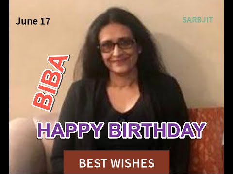 Best Wishes On your Birthday Dr. Harleen Kaur  | Biba |  Gomco76 | #Video