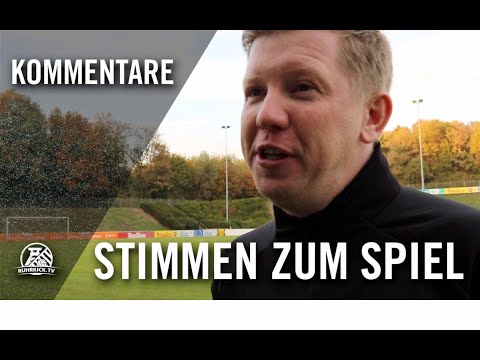 Stimmen zum Spiel | VfB Homberg - VfB Hilden (12. Spieltag, Oberliga Niederrhein)