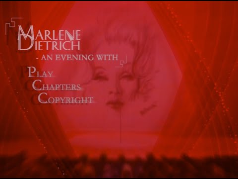 An Evening With Marlene Dietrich. Live in 1972. DVD Version (Al Upscale)