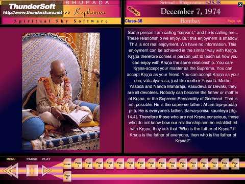 SB- CANTO 3-25.38 (1974) BOMBAY, JUHU