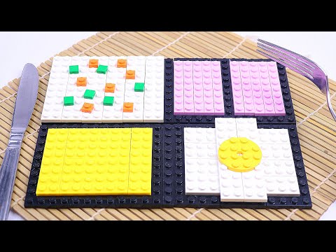 Folded Kimbap | Stop Motion Cooking Korean Rice Sandwich With Spam & Egg | 스톱모션 요리 Funny videos