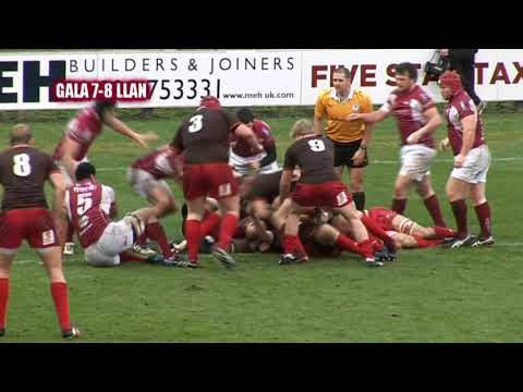 RUGBY MATCH: GALA v LLANELLI - 2013 BRITISH & IRISH CUP