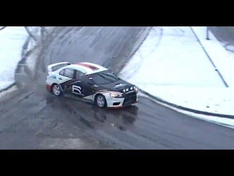 Lancer EVO X Winter GYMKHANA - Maciek Rzeźnik WOŚP Rzeszów 2012