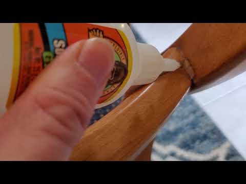 Repairing Chair With Gorilla Glue Gel (Wood to Wood)