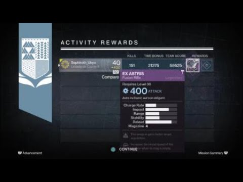 Destiny 1 Fallen S.A.B.E.R nightfall week x Solo Hunter