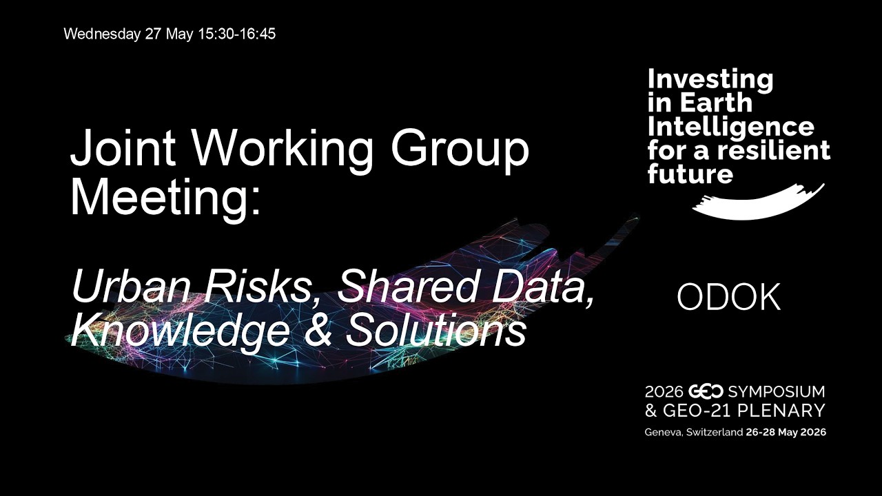 27.05.2026 Community Event - Urban Risks, Shared Data, Knowledge & Solutions (ODOK Session)
