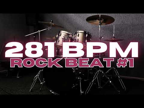 281 BPM - Rock Drum Beat - Loop 1