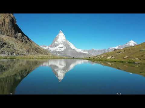 THE ALPS 4K BLUE NATURE, Calming Music