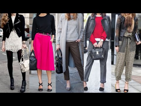 OUTFITS de ESTILO CASUAL MODERNOS y ELEGANTES para VESTIR en OTOÑO e INVIERNO