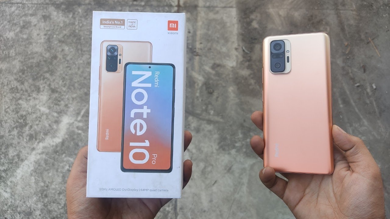 Redmi Note 10 Pro unboxing |Vintage bronze| First look!