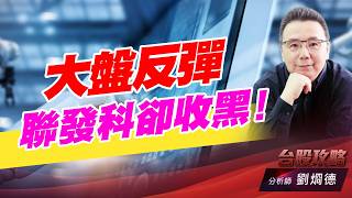 大盤反彈，聯發科卻收黑！｜台股攻略｜劉烱德 (圖)