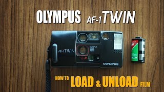 LOAD and UNLOAD FILM | OLYMPUS AF-1 TWIN