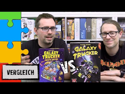 #Comparison - Galaxy Trucker (CGE 2007/2021) | First vs. Second Edition