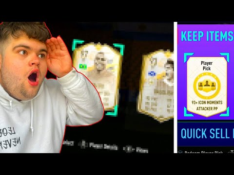 my 93+ icon moments attacker pick...