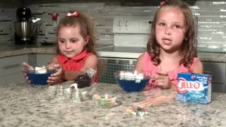 HOW TO MAKE OLAF MELTING IN A POOL OF JELLO