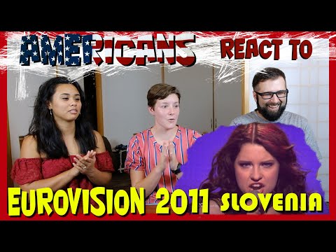 Americans react to Eurovision 2011 Slovenia Maja Keuc No One