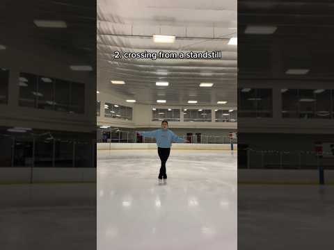 forward crossover tutorial!⛸️ #figureskating #iceskating #figureskater #iceskater #wintersports