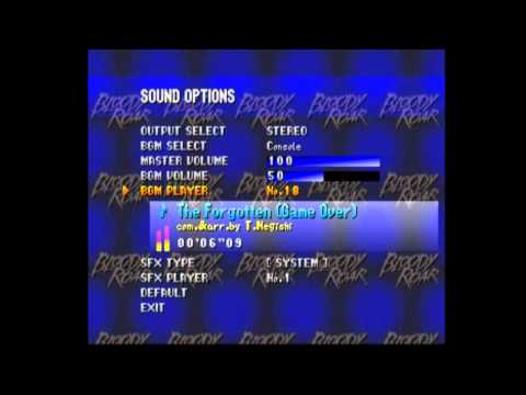 Bloody Roar OST(Console) | 18-The Forgotten One(Game Over)