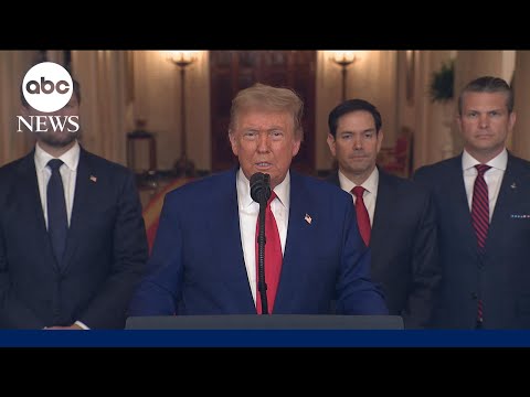 US attack on Iran 'a spectacular military success,' Trump says