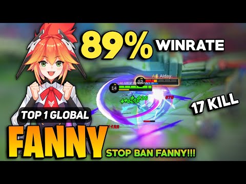 89% WINRATE! Fanny Best Build 2022 [ Top 1 Global Fanny Gameplay ] STOP BAN FANNY!!! - Mobile Legend