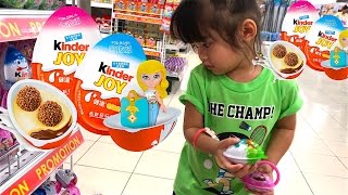 Kids Toys Shopping Kinder Joy Surprise Eggs Opening New Toys Video for Kids