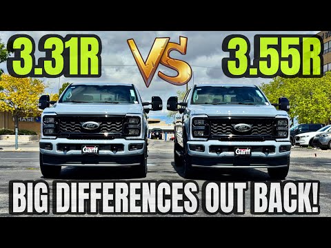 2025 Ford F350 3 31 VS 3 55 Rear: These Trucks Have Totally Different Axles!