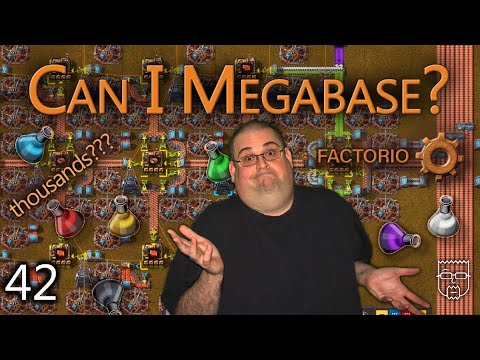 Factorio - Can I Megabase? - Livestream 42 - Artillery outposts