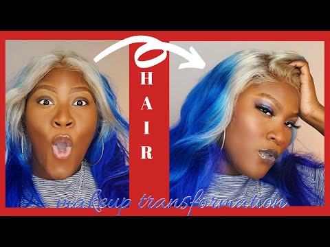 Full Transformation Wig and Makeup | Ice Queen | Wig Out Wednesday