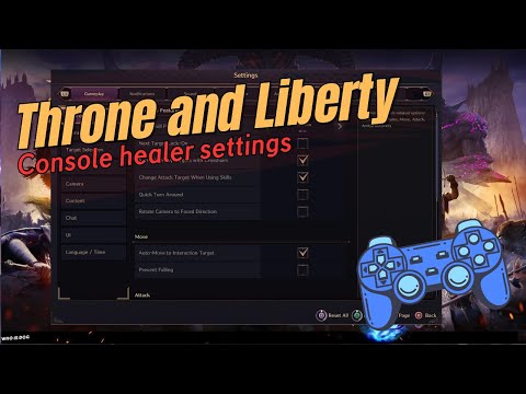 Throne and Liberty | Console Healer Settings - How to target heal and self heal with swift healing