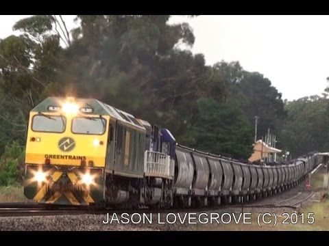 RL301+CM3305 Wheat Train at Wingello and Murrays Flat