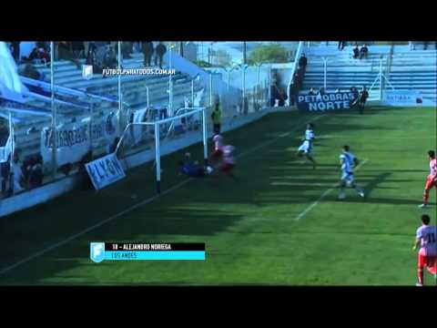 Gol de Noriega.Brown 3 Los Andes 2.Fecha 21.Torneo Primera B Nacional.FPT