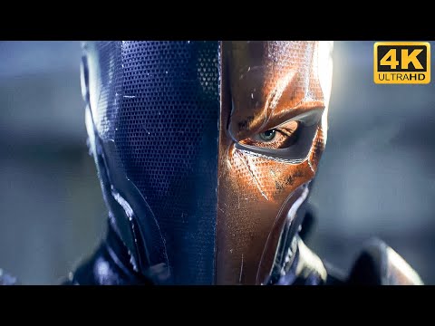 BATMAN Vs DEATHSTROKE Fight Scene Cinematic 4K ULTRA HD  (2025)