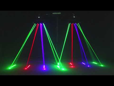 Uking 150w rgb led spider laser light