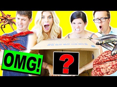 EXTREME WHAT'S IN THE BOX CHALLENGE!! (WE ACTUALLY ATE THEM!)